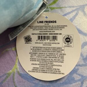 Line friends elephant bear plushy